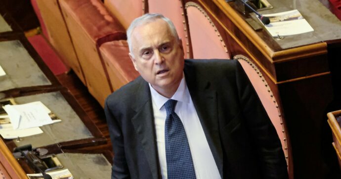 Lotito agita FI: la protesta   dei laziali può costare voti