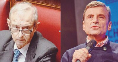 Copertina di Fassino&Calenda, finta opposizione che tifa bellicismo