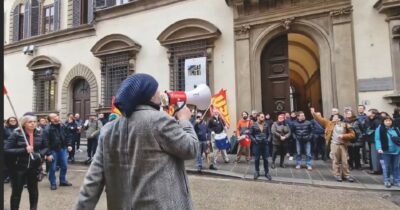 Copertina di “Soldi alla casta, tagli a noi”, sit-in  contro il dem Giani