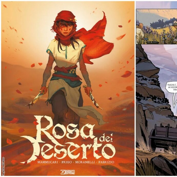 “Rosa del deserto”: la storia di Nizarita, un’underdog nelle sabbie della Siria. L’ultimo fumetto dei fratelli Mammucari per la Sergio Bonelli