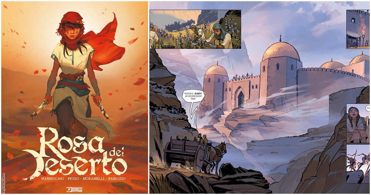 “Rosa del deserto”: la storia di Nizarita, un’underdog nelle sabbie della Siria. L’ultimo fumetto dei fratelli Mammucari per la Sergio Bonelli