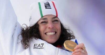 Copertina di Brignone risorge d’oro (e Mattarella “talismano” schivo)