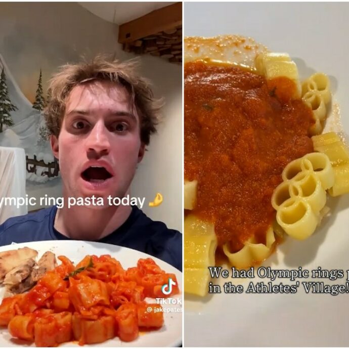 Dagli atleti Usa a quelli del Giappone: tutti pazzi (e sbalorditi) per la pasta a forma di anelli degli Olimpiadi – Video
