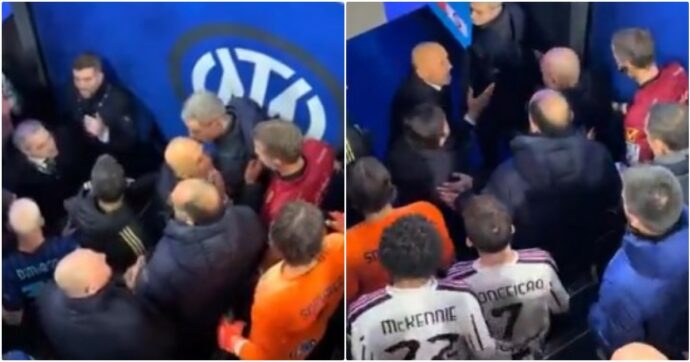 Le urla di Chiellini e Comolli a La Penna, la lite Spalletti-Ferri e le parole su Marotta: cosa è successo nel tunnel di San Siro