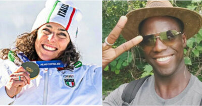 Copertina di “Federica Brignone ha un nuovo fidanzato, era seduto in tribuna vicino alla sua famiglia”: chi è James Mbaye, il modello che ha rubato il cuore alla campionessa delle Olimpiadi