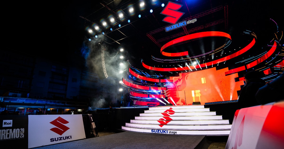 Suzuki protagonista a Sanremo tra piazza e palco con eventi live e web Suzuki protagonista a Sanremo tra piazza e palco con eventi live e web