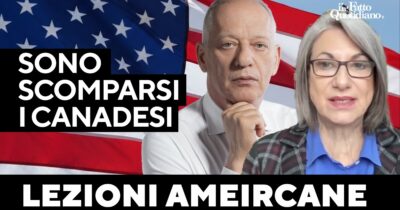 Copertina di Lezioni americane, Loretta Napoleoni dialoga con Peter Gomez: “Negli Usa di Trump e degli scandali sono scomparsi i canadesi”