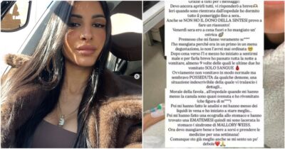 Copertina di “Ho mangiato un’ostrica e ho vomitato sangue, una situazione indescrivibile”: la notte da incubo di Erica Piamonte