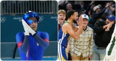 Copertina di Batte gli Stati Uniti e mima il gesto iconico di Steph Curry: l’esultanza di Andrea Giovannini