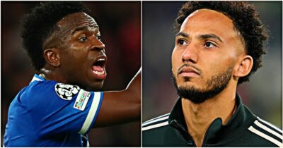 Copertina di Champions e razzismo, Lloyd Kelly massacrato di insulti: “Accetto le critiche, non queste frasi”. E Vinicius diventa un caso