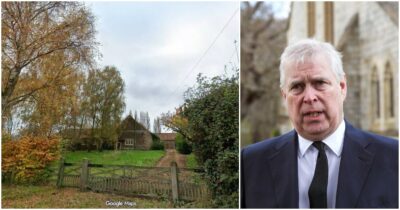 Copertina di “Addio lusso, adesso vive in una piccola fattoria paludosa infestata da ratti e piena di nidi di vespe che si allaga quando piove”: la nuova vita dell’ex principe Andrea a Marsh Farm