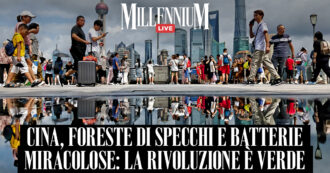 Copertina di Cina, foreste di specchi e batterie miracolose: la rivoluzione è verde. Millennium Live con Napoleoni e Portanova