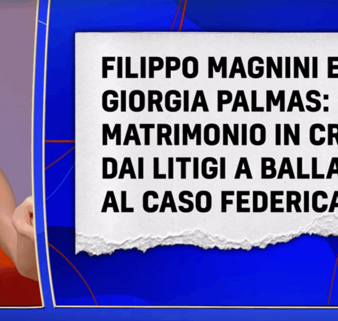 “Dillo che litigate”: Caterina Balivo ‘stuzzica’ Giorgia Palmas. Ma lei smentisce la crisi con Filippo Magnini