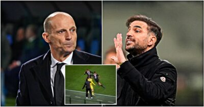Copertina di “Sei un cog***e, sei un bambino”: cosa è successo tra Allegri e Fabregas in Milan-Como