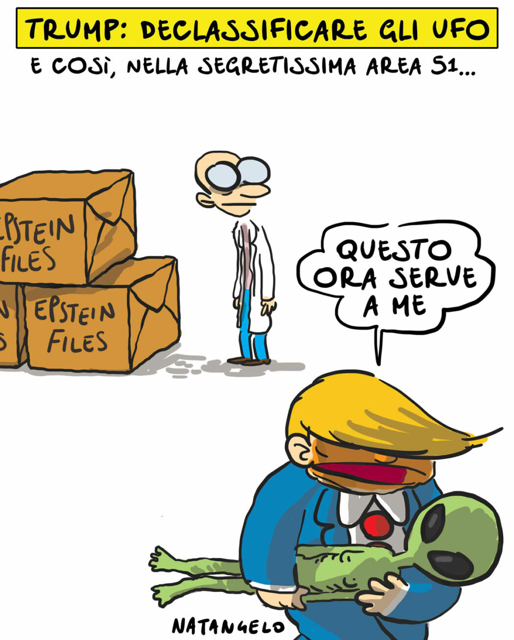 La vignetta di Natangelo