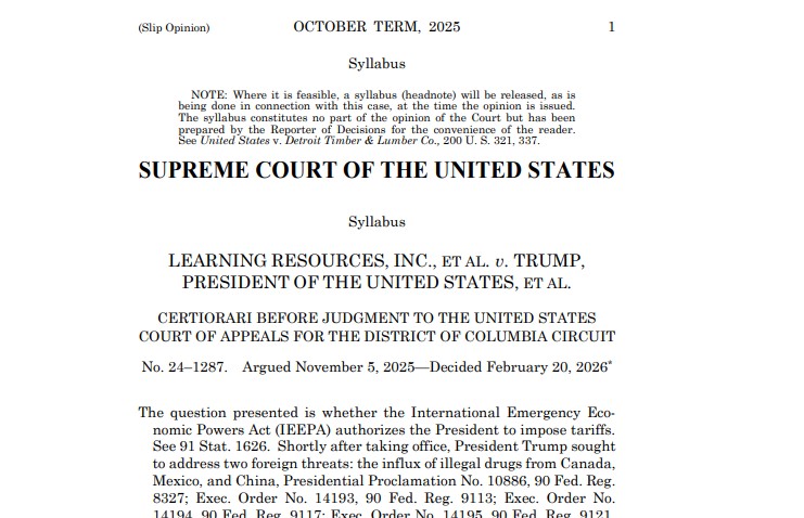 la corte suprema usa boccia i dazi reciproci voluti da trump violano la legge federale da Ilfattoquotidiano.it la corte suprema usa boccia i dazi reciproci voluti da trump violano la legge federale