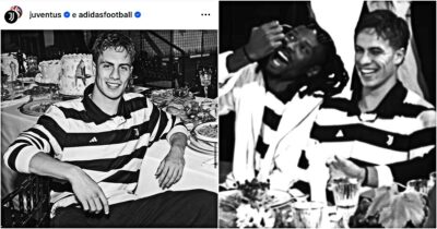 Copertina di La Juventus presenta la quarta maglia a bande orizzontali e il web si scatena: “Bella la collab con il carcere”, “L’ha disegnata un interista”