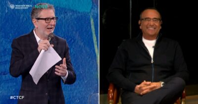 Copertina di Carlo Conti invita Lapo Elkann a condurre Sanremo. Fazio: “Sono basito”. La gag con Ubaldo Pantani a Che tempo che fa