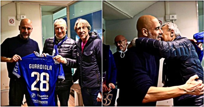 Altro che Arsenal: Guardiola arriva in Italia e a sorpresa va a guardare il Brescia per un “incontro speciale”