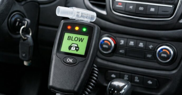 Sicurezza stradale, entra in vigore l’obbligo dell’Alcolock per i recidivi
