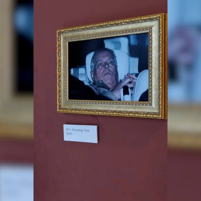 L’ex principe Andrea “esposto” al Louvre: gli attivisti appendono la foto virale dopo il rilascio – Video