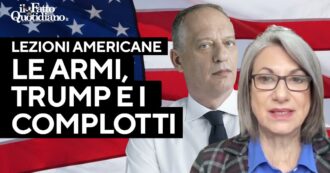 Copertina di Armi e complottismo. Lezioni americane con Peter Gomez e Loretta Napoleoni