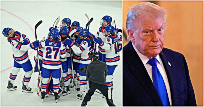 La squadra femminile di hockey Usa rifiuta l’invito di Trump dopo la battuta sessista: “Abbiamo già impegni”