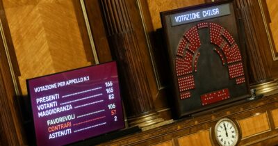Copertina di La proroga dell’invio di armi all’Ucraina è legge: sì alla fiducia anche in Senato. M5s: “Maggioranza incoerente”