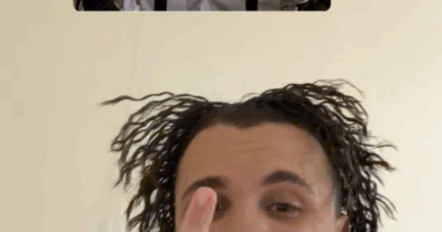 Copertina di Samurai Jay come Edward mani di forbice: il cantante di “Ossessione” posta una foto dei capelli su Instagram dopo la prima serata di Sanremo