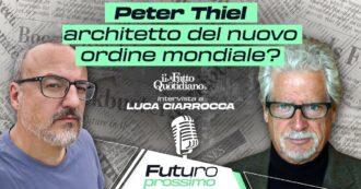 Copertina di Peter Thiel, regista del trumpismo o architetto di un nuovo ordine mondiale? L’intervista a Luca Ciarrocca