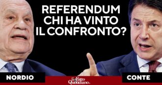 Copertina di Nordio vs Conte: chi ha vinto il confronto sul referendum? La diretta con Peter Gomez e Paolo Frosina