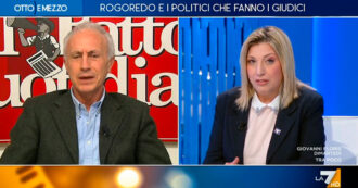 Rogoredo, Travaglio a La7: “In quale paese civile un vicepremier decide chi è innocente mezz’ora dopo il fatto?”. Scontro con Bolloli