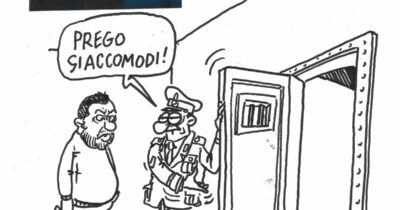 Copertina di La vignetta di Vauro