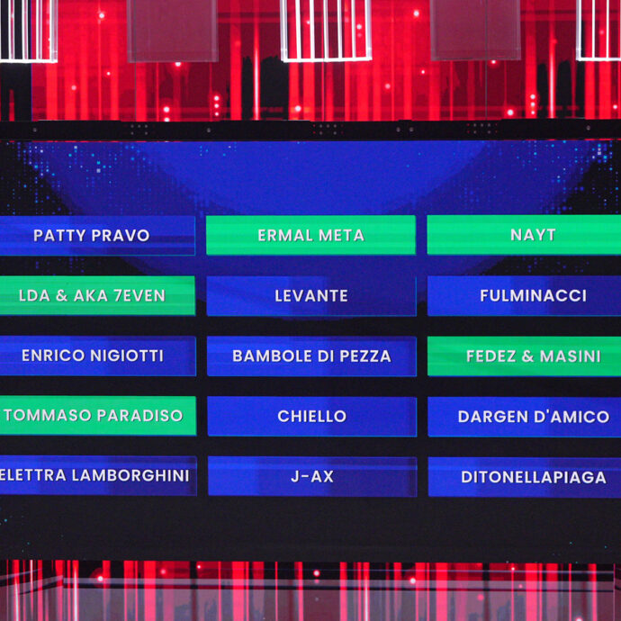 Sanremo 2026, la classifica della seconda serata: Fedez & Masini ancora nella top 5, dentro anche Nayt e Tommaso Paradiso
