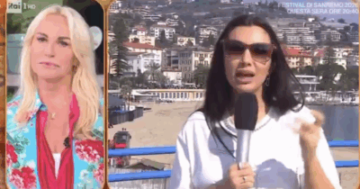 Copertina di Asse Clerici-Lamborghini sui festini bilaterali: “Ho trovato un focolaio di festino ieri sera, dopo posterò i video”, “Hai ragione, chi va a Sanremo a lavorare ha bisogno di riposare”