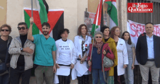 Copertina di Protesta dei sanitari contro la cacciata delle Ong da Gaza e Cisgiordania: “Silenzio è complicità, Israele rispetti il diritto internazionale”