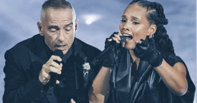 Copertina di Sanremo 2026, il racconto della terza serata: “Stop” Alicia Keys ferma il duetto con Eros Ramazzotti, poi standing ovation. Top 5: Arisa, Da Vinci, Sayf, Luchè e Brancale. Filippucci vince tra i Giovani