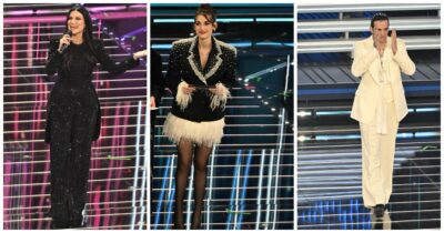 Copertina di Sanremo 2026, le pagelle ai look della seconda serata: Laura Pausini delude, Achille Lauro (in total white) fa sfoggio di gioielli. Pilar Fogliati? Bocciata