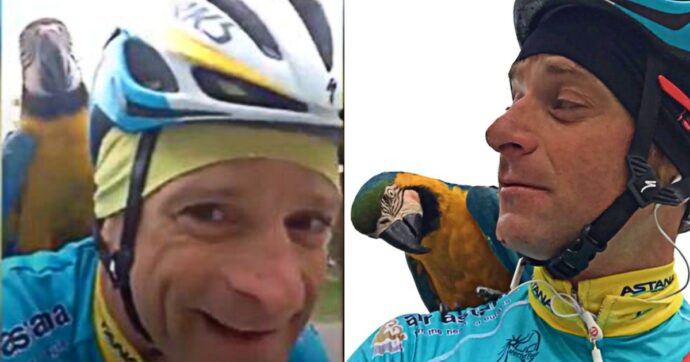 Incendio in un capannone: morta la pappagallina Frankie, fedele compagna di allenamento di Michele Scarponi