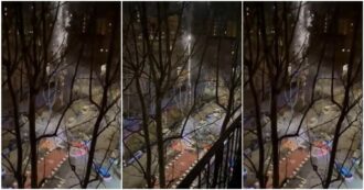 Fuochi d'artificio e sirene in piena notte per il poliziotto che va in pensione: rimosso un funzionario