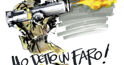 Copertina di La vignetta di Beppe Mora