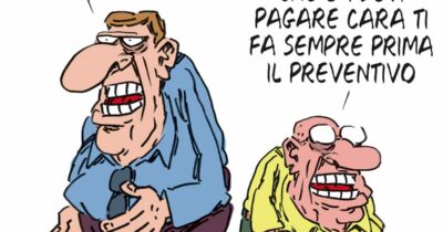 Copertina di La vignetta di Franzaroli