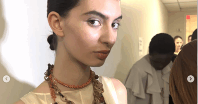 Copertina di Matilde Lucidi, la figlia di Bianca Balti conquista la Milano Fashion Week mentre la mamma è all’Ariston