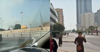 Copertina di Missili iraniani sulla base navale americana in Bahrein: il momento dell’esplosione e la fuga degli abitanti