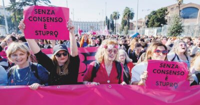 Copertina di “Senza consenso è stupro”: a Roma 10 mila protestano in piazza contro il dl Bongiorno