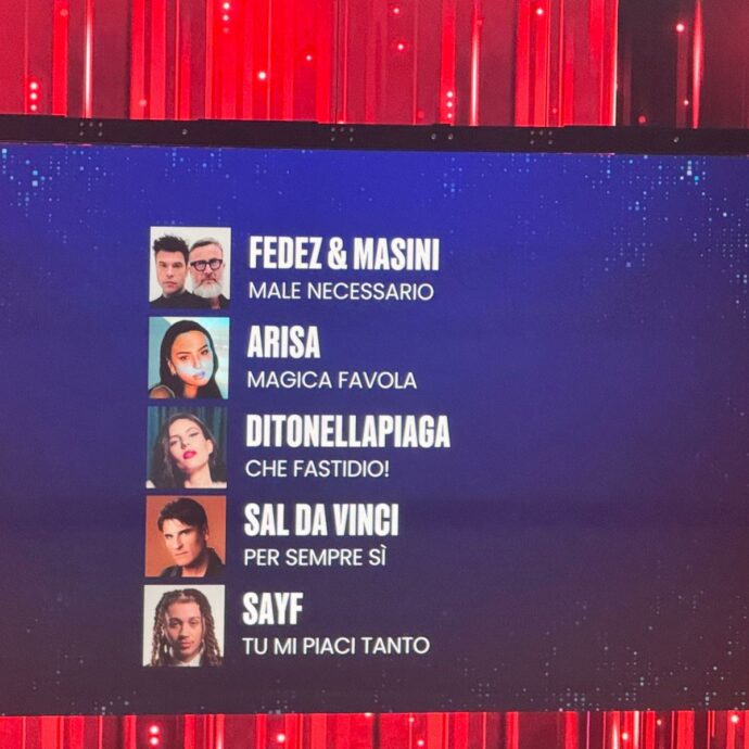 Sanremo 2026, vince Sal Da Vinci con “Per sempre sì”: Sayf e Ditonellapiaga sul podio, ecco la classifica finale completa