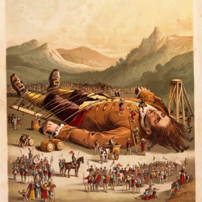 Copertina di La Bibbia? Titolo moscio, meglio “I disperati del Mar Rosso”. Breve storia della satira da Swift a Eco