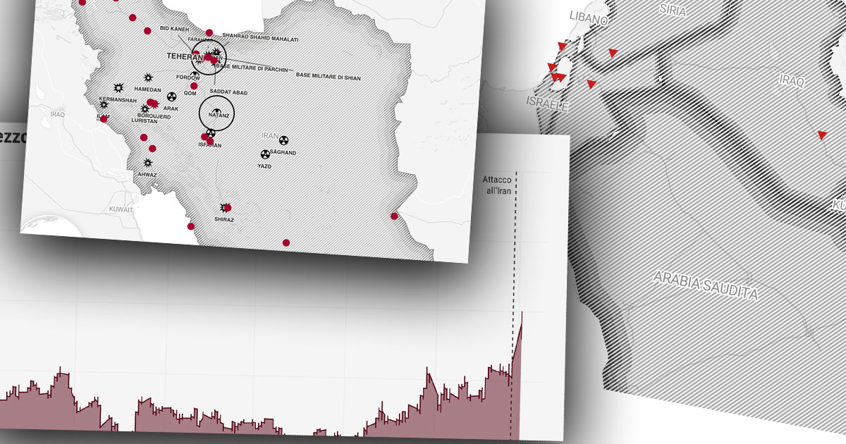 L’attacco degli Stati Uniti all’Iran – le mappe