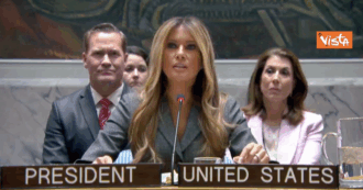 Copertina di Melania Trump presiede il Consiglio di Sicurezza dell’Onu: è la prima volta di una first lady