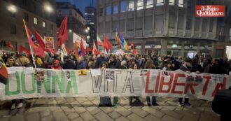 Copertina di Milano, presidio No War al consolato Usa: “Khamenei criminale, ma libertà non arriva con i missili”. Lite tra i manifestanti
